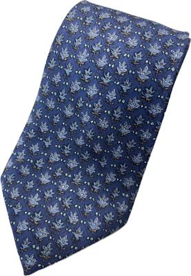 HERMES Necktie Tie Blue all pattern Silk from japan Z1043000 | eBay