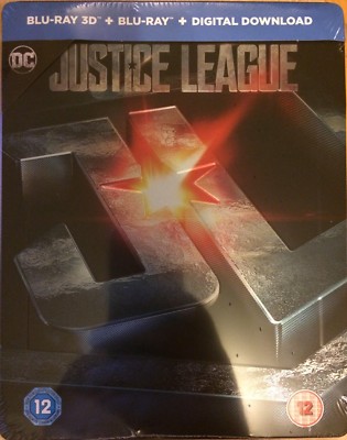 Justice League  UK  / HMV SteelBook / 3D Blu-ray / DC Comics. New & Sealed
