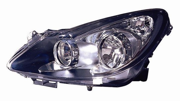 Scheinwerfer Projektor Dx H7-H1 Pr Reg El Opel Corsa D2006 Parab Schwarz-image