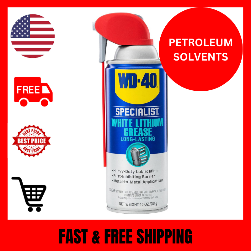 NewWD-40 Specialist Protective White Lithium Grease Spray with SMART STRAW 10 OZ
