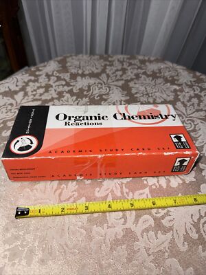 VIS-ED Organic Chemistry Reactions - Academic Study Card Set: New Open Box Look!