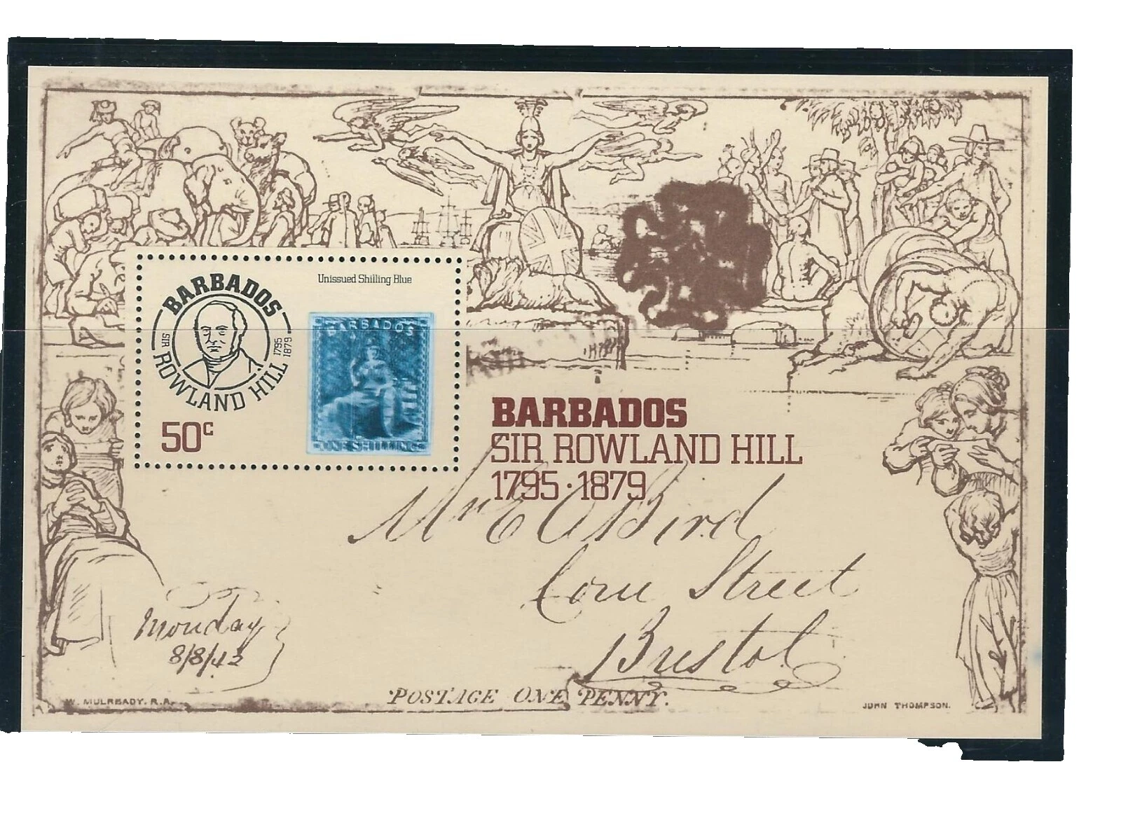 Mint Never Hinged/MNH Multi-Color Barbadian Stamps (1966-Now)