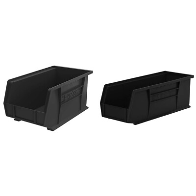 Akro-Mils AkroBins 30240 Plastic Hanging Stackable Storage Organizer Bin, 15-...