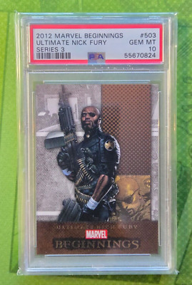 2012 MARVEL BEGINNINGS ULTIMATE NICK FURY PSA GEM MINT 10