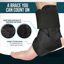 Ankle Brace Support Stabilizer Sleeve Plantar Fasciitis Pain Relief Foot Wrap US