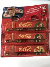 3 Coca Cola Tack Sattelschlepper Weihnachts Motiven f&uuml;r jeden Sammler Spielzeug