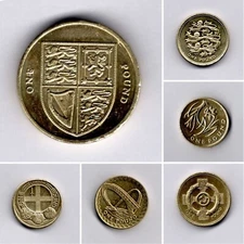 UK £1 One Pound British Coins 1983-2015 CIRCULATED COIN VARIOUS DESIGNS