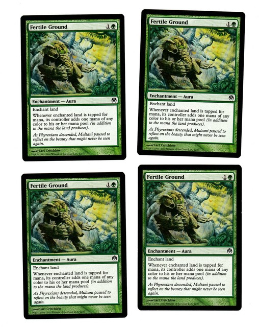 4x Fertile Ground EX Duel Decks Mtg Magic EDH 4x x4 eBay