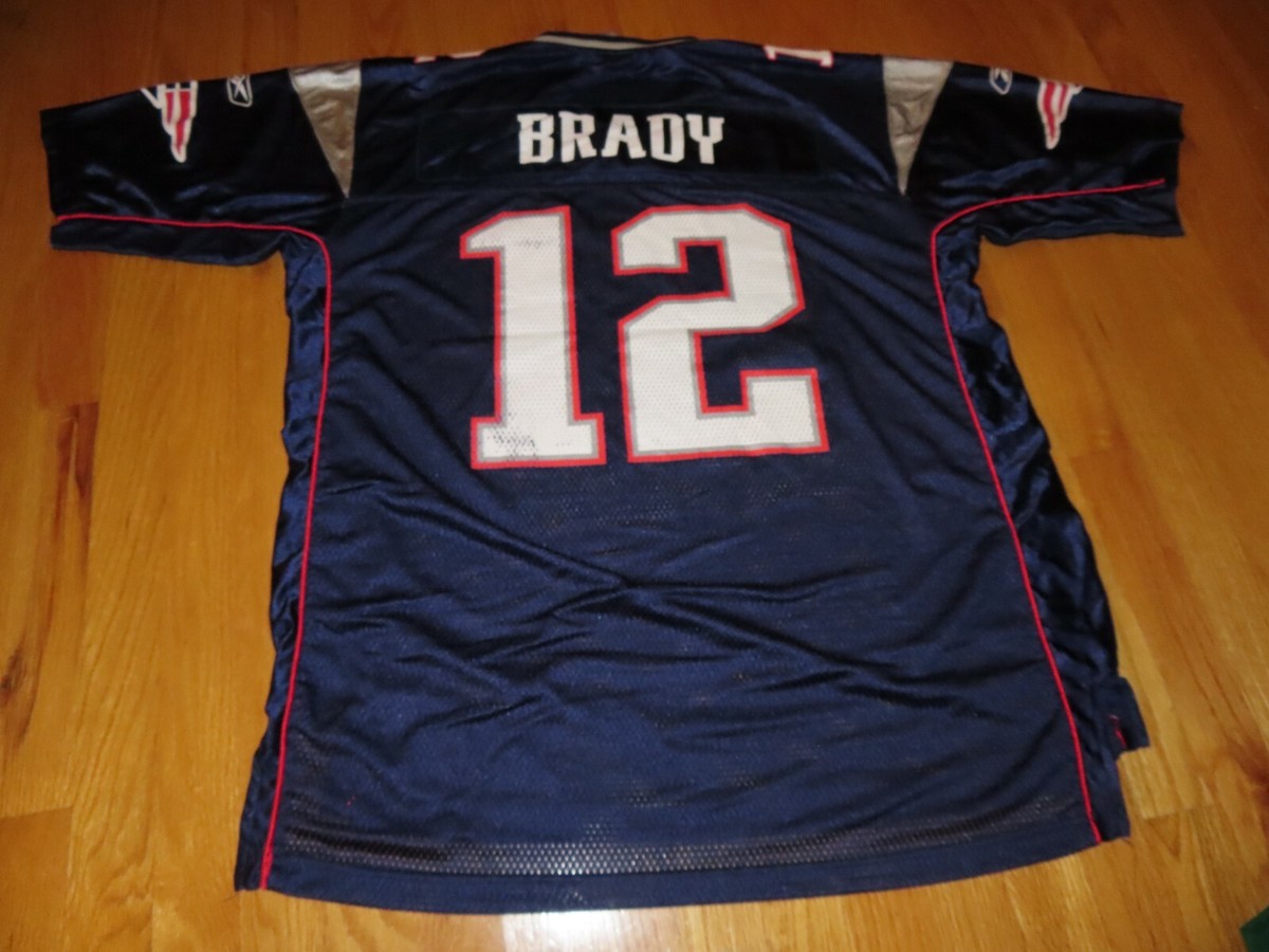 リーボック NFL ニューイングランド・ペイトリオッツ Brady Reebok NFL Players TOM BRADY No 12 NEW ENGLAND PATRIOTS (XL