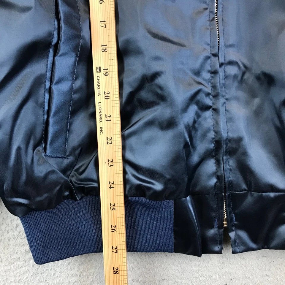 Chaqueta vintage King Louie satinada casa blanca tienda de regalos talla XL Foto 3 de 4