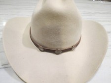 Sterling Silver Southwestern Concho Hat Band with 3 Conchos 28"