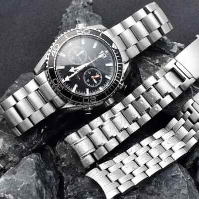18 20 22mm Stainless Steel Watch Band Strap For Omega Seamaster Bracelet Tool