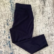 Women  s CHICO  S Capri Pants Dark Blue Size 1 R Plus US 8/10 EUC 6276