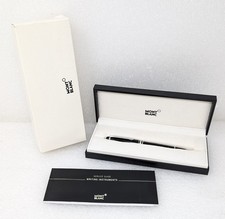 Penna Montblanc roller classique Meisterstück placcata platini full set pen