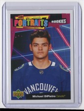 -2020-21 Upper Deck UD Portraits Michael DiPietro Vancouver Canucks #P-68