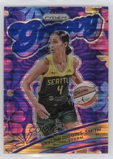 2024 Panini Prizm WNBA Groovy Blue Pulsar 14/199 Skylar Diggins-Smith #10 11ba
