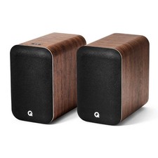 Q Acoustic M20 Bluetooth Active Speakers HD Wireless Music System - Walnut