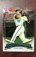 1998 Topps Finest - Gary Sheffield #25 No-Protector Refractor