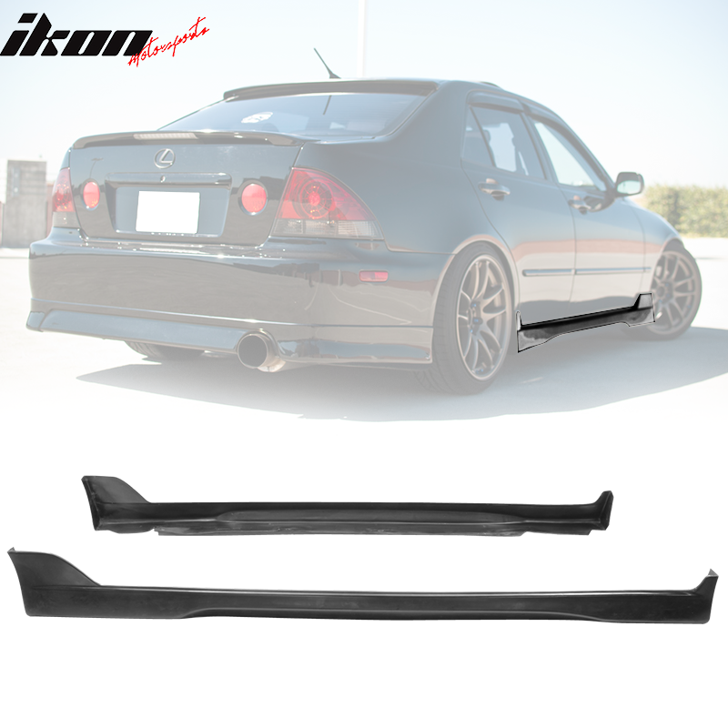 Fits 2001-2005 Lexus IS300 TRD Style 2PCS Side Skirts Rocker