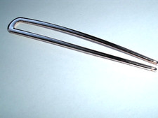 French Polished Goldtone 6" Chignon U Hair Pin Stick