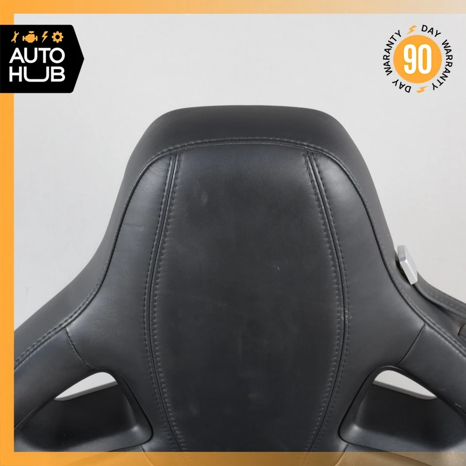 Conjunto de cojín de asiento del lado del conductor izquierdo convertible Jaguar F-Type 14-17 negro OEM Foto 2 de 4