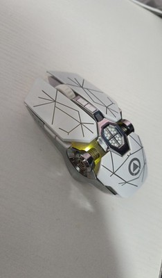 Gaming Maus Kabellos RGB Wireless PC Mouse Notebook Laptop Aufladbar USB