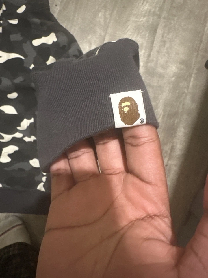 Bape Hoodie Black and White size small - Image 3 of 4