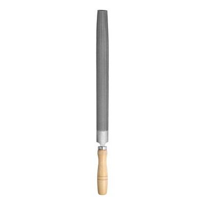14'' Half Round Medium Work Double Tooth File with Wood Handle