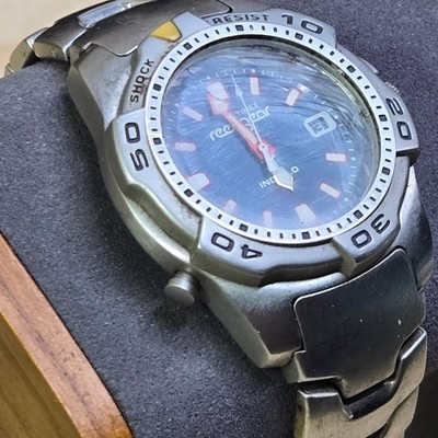 タイメックスREEFGEARTIMEXダイバーズ腕時計コマあり良品INDIGLO Timex Reef Gear Indiglo 200M Diver Watch Stainless Steel Date