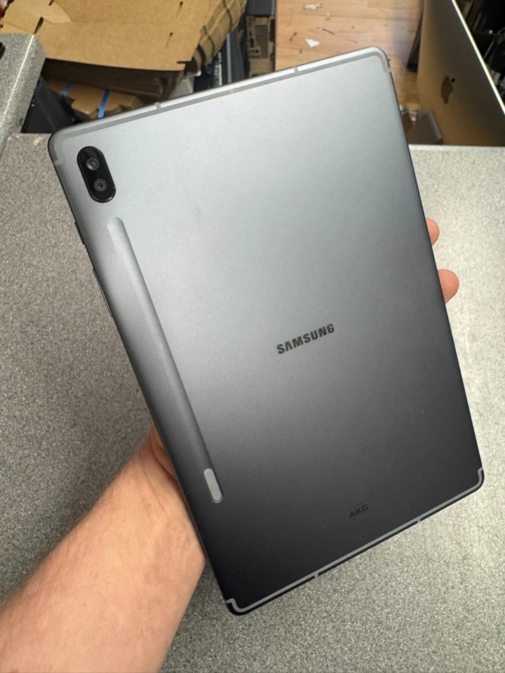 Samsung Galaxy Tab S6 SM-T865 128GB, Wi-Fi + 4G (Unlocked), 10.5in - Grey - Image 3 of 4