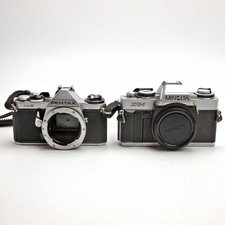 Vintage 35mm SLR Camera Bodies Lot of 2 Minolta XG-1  Pentax ME Parts or Repair