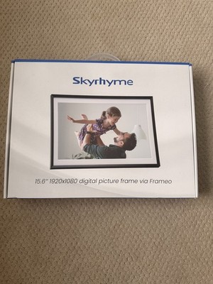 SKYRHYME 15.6''- 1920x1080 WIFi DIGITAL PICTURE FRAME VIA FRAMEO
