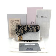Dior Oblique Saddle Card Holder 154422357