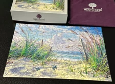Wentworth 250 Piece Wooden Jigsaw Puzzle Into The Sea Turtles Beach Complete