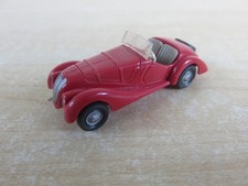 Red BMW 328 Wiking Model Car, 1 : 87 Scale.