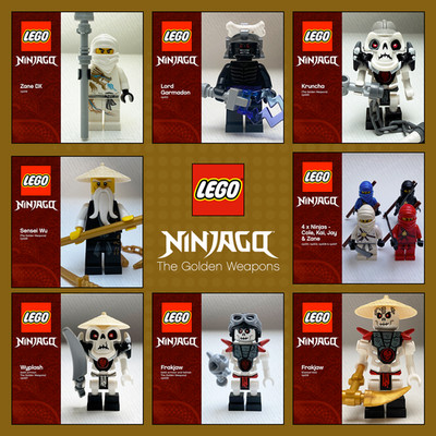 Lego Ninjago - Die goldenen Waffen - Minifiguren Multilisting Figur aussuchen