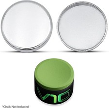 Cru5h Billiards Metal Chalk Holder Circle | Perfect Fit for TAOM V10 Chalk