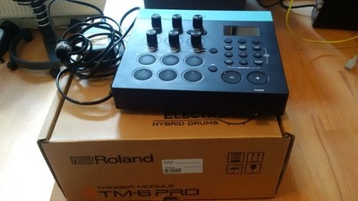 Roland tm 6 pro e drum trigger modul mit orginalkarton und orginal netzstecker