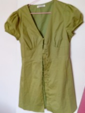 Ladies Green Summer Dress Size 12 By Glamorous. 33in Long