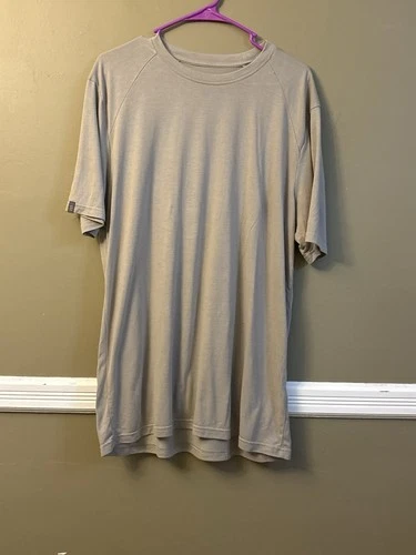 Free Fly Bamboo Lightweight Short Sleeve Tee Mens XL Taupe Raglan - product listing photo