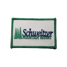 Ski Schweitzer Mountain Resort Sandpoint Idaho Skiing Souvenir Embroidered Patch