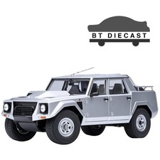 AUTOart LAMBORGHINI LM002 1/18 MODEL CAR ARGENTO METALLIC SILVER 74553