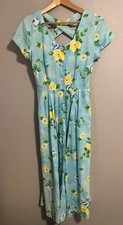 Vintage Classics by Carol Anderson Dress Womens 10 Floral USA Cottagecore 90s