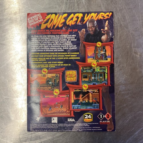 Shaquille O'Neal Shaq-Fu Stand And Deliver Promo CD Jive Hip Hop 1994 - Picture 2 of 2