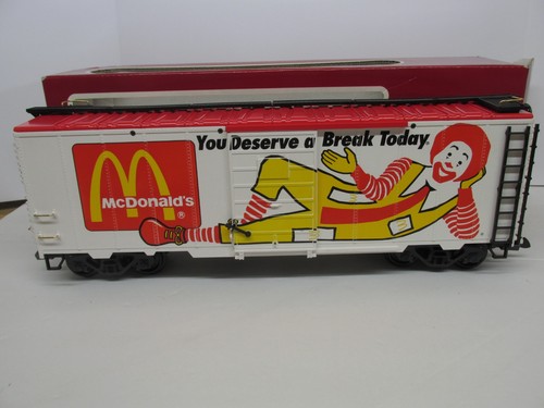 LGB # 44910 ~ McDONALD'S CARTELERA CAJA COCHE ~ ESCALA G | Zustand: New