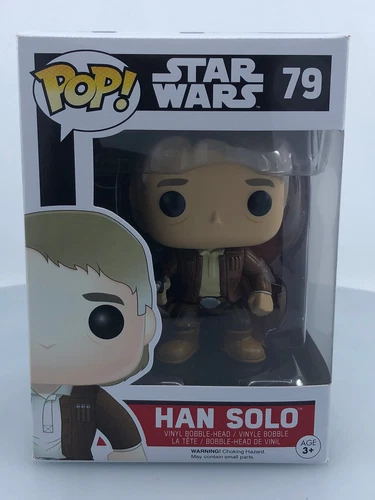 Funko POP! Star Wars The Force Awakens Han Solo #79 Vinyl Figure DAMAGED BOX