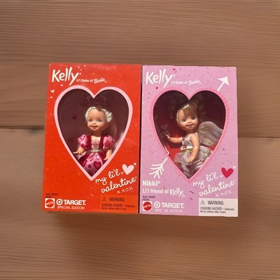 #229 Lot of 2 Kelly Club dolls My Lil Valentine Collection Nikki & Kelly