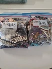Lot 43 Misc Jewelry Vtg Costume Wearable Repairable Craft Mixed Materials 11 lbs