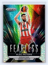 Alec Peters 2023-24 Panini Prizm EuroLeague #9 Fearless Mojo Prizm #/25