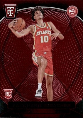 2024-25 PANINI TOTALLY CERTIFIED MAROON ZACCHARIE RISACHER RC 58/149 ATLANTA